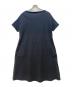 ORCIVAL (オーシバル) 半袖スウェットワンピース ブラック サイズ:L：4500円