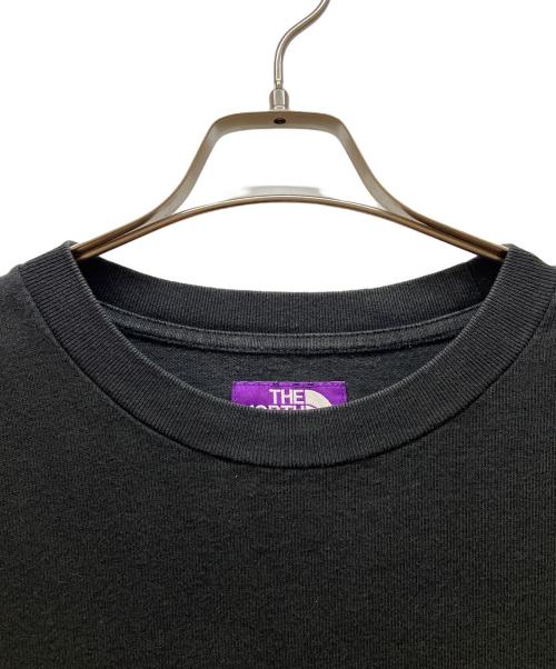 THE NORTHFACE PURPLELABEL（ザ・ノースフェイス パープルレーベル）THE NORTHFACE PURPLELABEL (ザ・ノースフェイス パープルレーベル) 長袖カットソー/8oz L/S Logo Tee ブラック サイズ:Mの古着・服飾アイテム