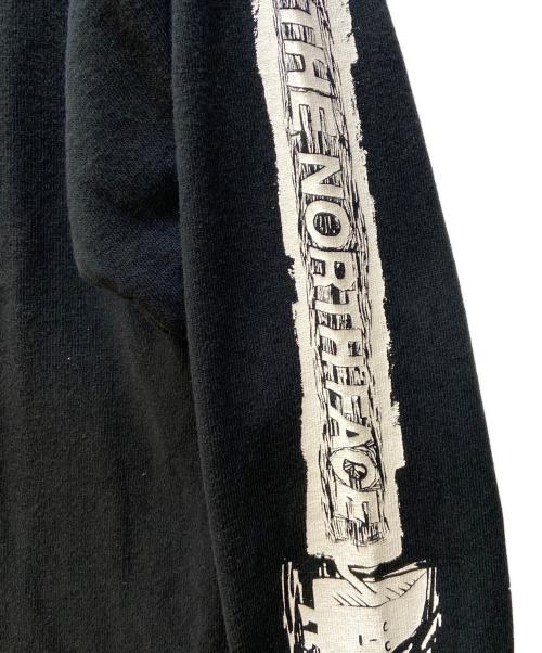 THE NORTHFACE PURPLELABEL（ザ・ノースフェイス パープルレーベル）THE NORTHFACE PURPLELABEL (ザ・ノースフェイス パープルレーベル) 長袖カットソー/8oz L/S Logo Tee ブラック サイズ:Mの古着・服飾アイテム