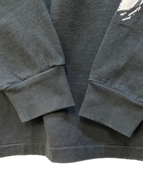 THE NORTHFACE PURPLELABEL（ザ・ノースフェイス パープルレーベル）THE NORTHFACE PURPLELABEL (ザ・ノースフェイス パープルレーベル) 長袖カットソー/8oz L/S Logo Tee ブラック サイズ:Mの古着・服飾アイテム