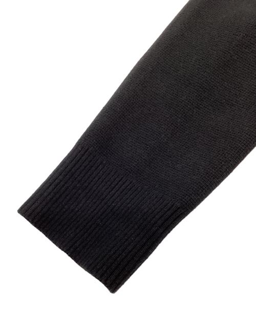 Calvin Klein Jeans（カルバンクラインジーンズ）Calvin Klein Jeans (カルバンクラインジーンズ) 厚手カーディガン ブラック サイズ:Sの古着・服飾アイテム