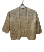 TRICOTS JEAN MARCトリコットジーンマルク）の古着「厚手カーディガン」｜ベージュ