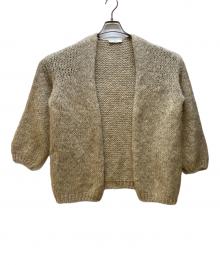 TRICOTS JEAN MARC（トリコットジーンマルク）の古着「厚手カーディガン」｜ベージュ