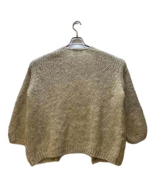 TRICOTS JEAN MARC（トリコットジーンマルク）TRICOTS JEAN MARC (トリコットジーンマルク) 厚手カーディガン ベージュ サイズ:FREEの古着・服飾アイテム