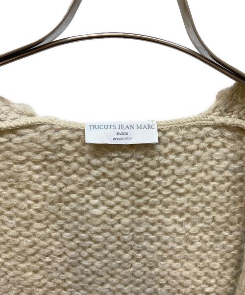 TRICOTS JEAN MARC（トリコットジーンマルク）TRICOTS JEAN MARC (トリコットジーンマルク) 厚手カーディガン ベージュ サイズ:FREEの古着・服飾アイテム