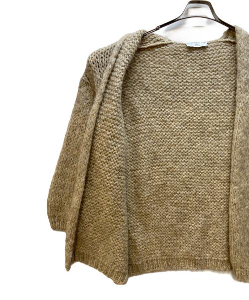 TRICOTS JEAN MARC（トリコットジーンマルク）TRICOTS JEAN MARC (トリコットジーンマルク) 厚手カーディガン ベージュ サイズ:FREEの古着・服飾アイテム