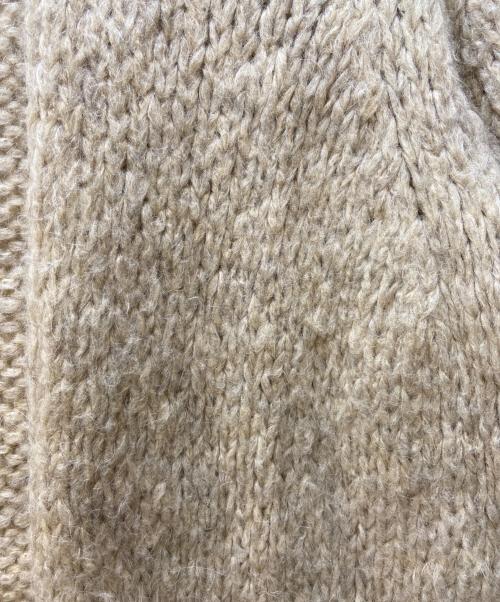 TRICOTS JEAN MARC（トリコットジーンマルク）TRICOTS JEAN MARC (トリコットジーンマルク) 厚手カーディガン ベージュ サイズ:FREEの古着・服飾アイテム