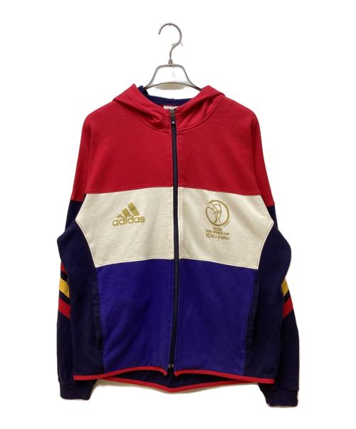 adidas（アディダス）adidas (アディダス) トラックジャケット レッド サイズ:Mの古着・服飾アイテム