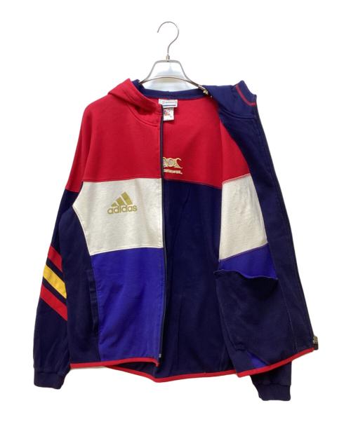 adidas（アディダス）adidas (アディダス) トラックジャケット レッド サイズ:Mの古着・服飾アイテム