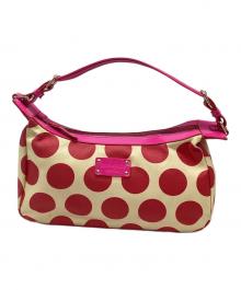 Kate Spade（ケイトスペード）の古着「セミショルダーバッグ」｜ピンク×アイボリー