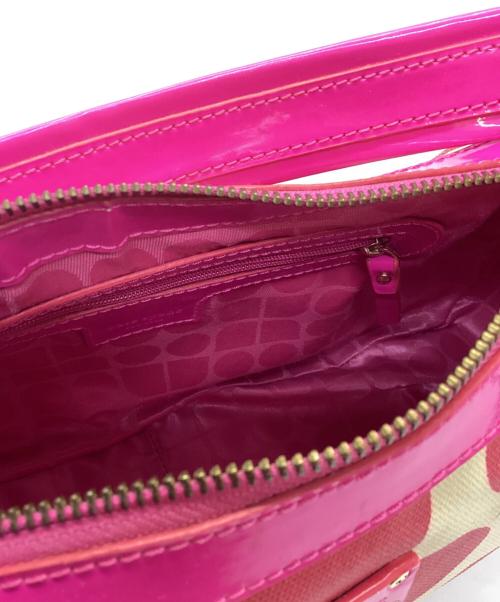 Kate Spade（ケイトスペード）Kate Spade (ケイトスペード) セミショルダーバッグ ピンク×アイボリーの古着・服飾アイテム