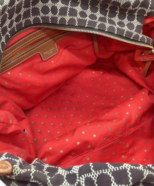 Kate Spade（ケイトスペード）Kate Spade (ケイトスペード) トートバッグ ブラウン×アイボリーの古着・服飾アイテム