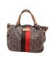 Kate Spade（ケイトスペード）の古着「トートバッグ」｜ブラウン×アイボリー