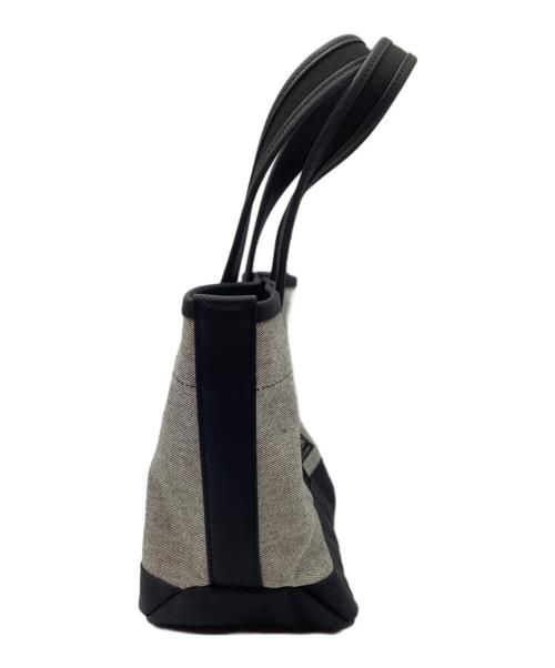 PORTER GIRL（ポーターガール）PORTER GIRL (ポーターガール) トートバッグ/ボーイフレンドトート ライトグレー×ブラックの古着・服飾アイテム