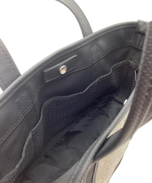 PORTER GIRL（ポーターガール）PORTER GIRL (ポーターガール) トートバッグ/ボーイフレンドトート ライトグレー×ブラックの古着・服飾アイテム