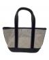 PORTER GIRL (ポーターガール) トートバッグ/ボーイフレンドトート ライトグレー×ブラック：13000円