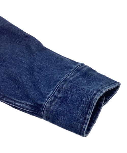 AMI Alexandre Mattiussi（アミアレクサンドルマテュッシ）AMI Alexandre Mattiussi (アミアレクサンドルマテュッシ) デニムシャツ/de Coeur Button Down Denim Shirt インディゴ サイズ:Lの古着・服飾アイテム