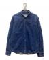 AMI Alexandre Mattiussi（アミアレクサンドルマテュッシ）の古着「デニムシャツ/de Coeur Button Down Denim Shirt」｜インディゴ