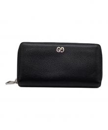 GUCCI（グッチ）の古着「ラウンドファスナー財布」｜ブラック