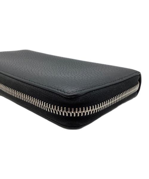 GUCCI（グッチ）GUCCI (グッチ) ラウンドファスナー財布 ブラックの古着・服飾アイテム