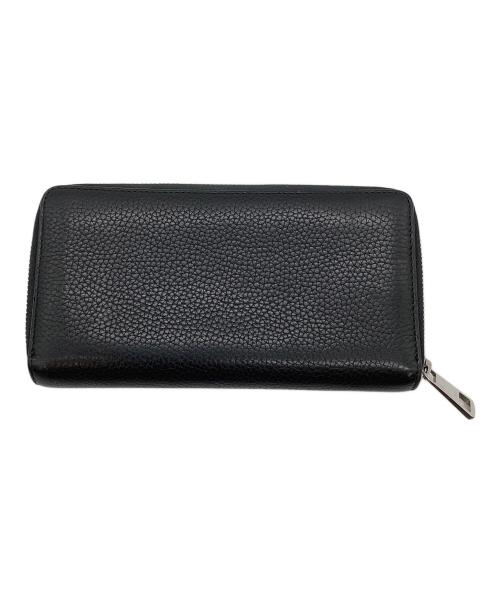 GUCCI（グッチ）GUCCI (グッチ) ラウンドファスナー財布 ブラックの古着・服飾アイテム