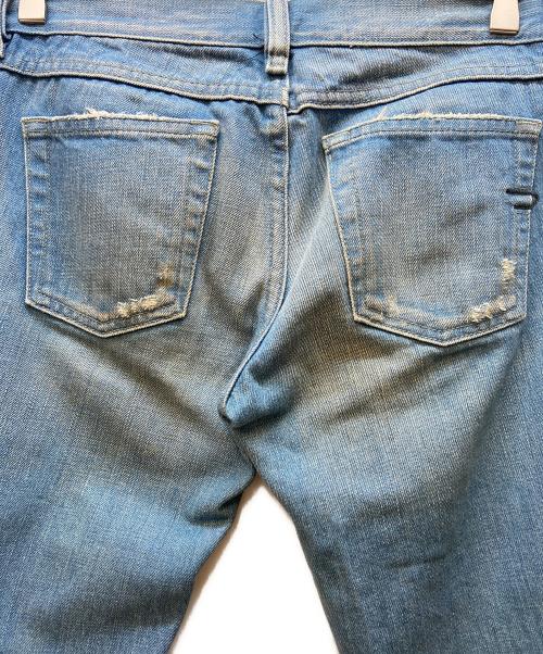 DIESEL（ディーゼル）DIESEL (ディーゼル) ダメージ加工デニムパンツ インディゴ サイズ:63.5ｃｍの古着・服飾アイテム