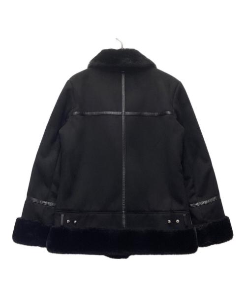 LAUREN RALPH LAUREN（ローレンラルフローレン）LAUREN RALPH LAUREN (ローレンラルフローレン) フェイクムートンジャケット ブラック サイズ:Sの古着・服飾アイテム