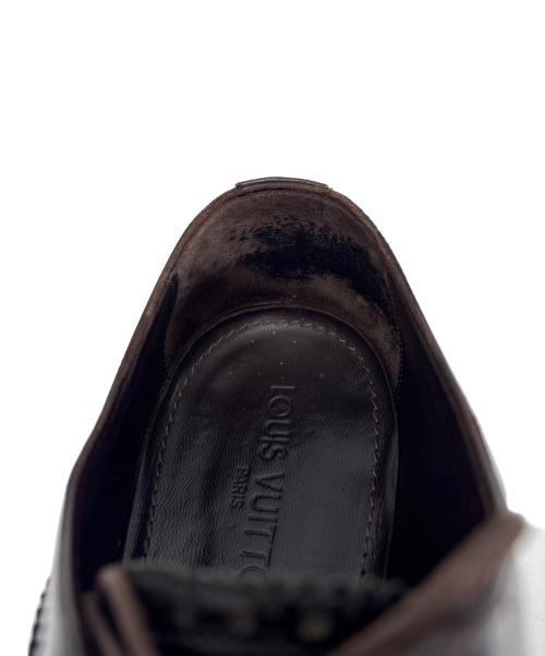 LOUIS VUITTON（ルイ ヴィトン）LOUIS VUITTON (ルイ ヴィトン) レザーシューズ ブラウン サイズ:8の古着・服飾アイテム