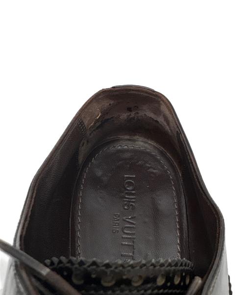 LOUIS VUITTON（ルイ ヴィトン）LOUIS VUITTON (ルイ ヴィトン) レザーシューズ ブラウン サイズ:8の古着・服飾アイテム