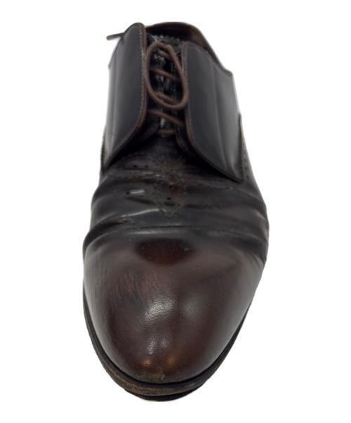 LOUIS VUITTON（ルイ ヴィトン）LOUIS VUITTON (ルイ ヴィトン) レザーシューズ ブラウン サイズ:8の古着・服飾アイテム