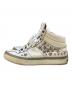 JIMMY CHOO (ジミーチュウ) ハイカットスニーカー ホワイト サイズ:26cm：10000円