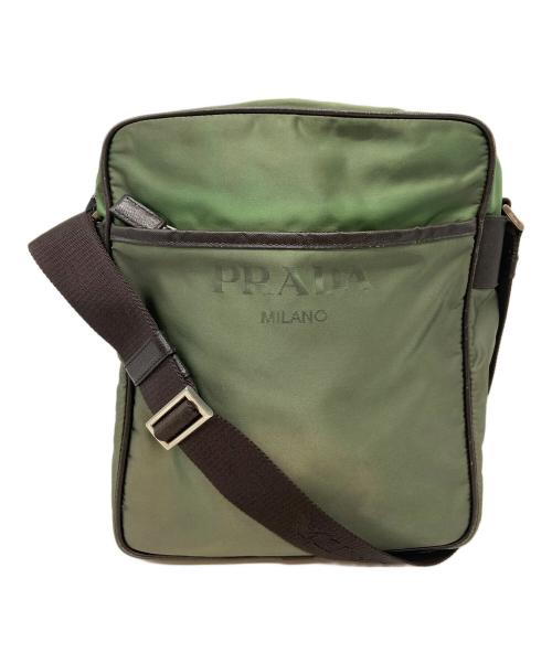 PRADA（プラダ）PRADA (プラダ) ショルダーバッグ グリーンの古着・服飾アイテム