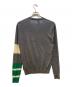 DSQUARED2 (ディースクエアード) 薄手ニット グレー×レッド サイズ:L：8000円
