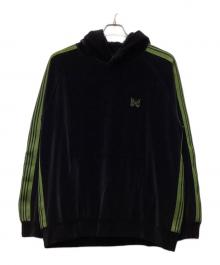 Needles（ニードルズ）の古着「プルオーバーパーカー」｜ブラック×グリーン