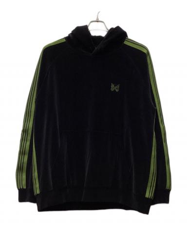 Needles 黒 ベルベット パーカー M Needles ロゴ パーカー 通販 - FARFETCH