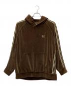 Needlesニードルズ）の古着「プルオーバーパーカー」｜ブラウン×ベージュ
