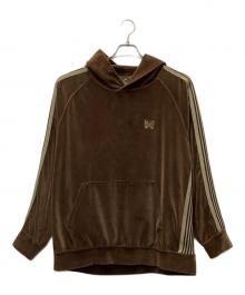 Needles（ニードルズ）の古着「プルオーバーパーカー」｜ブラウン×ベージュ