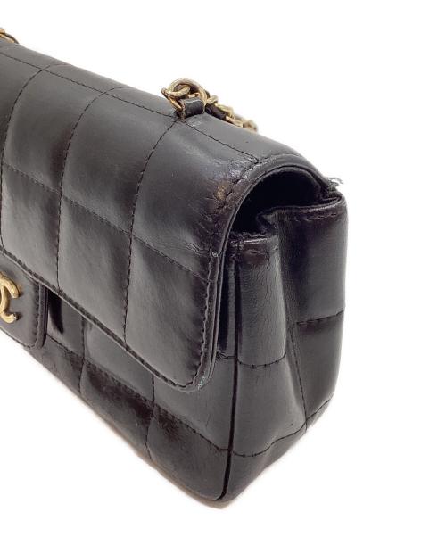 CHANEL（シャネル）CHANEL (シャネル) チェーンショルダーバッグ/チョコバー ブラックの古着・服飾アイテム