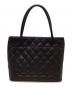 CHANEL (シャネル) トートバッグ/マトラッセ ブラック：180000円