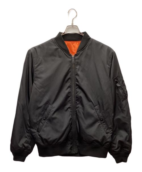AVIREX（アヴィレックス）AVIREX (アヴィレックス) MA-1ジャケット ブラック×オレンジ サイズ:2XLの古着・服飾アイテム