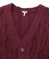 中古・古着 LOEWE (ロエベ) ニットカーディガン レッド サイズ:XS：50000円