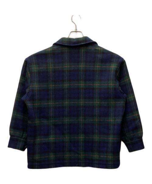 PENDLETON（ペンドルトン）PENDLETON (ペンドルトン) ウールジャケット ブルー×グリーン サイズ:Sの古着・服飾アイテム