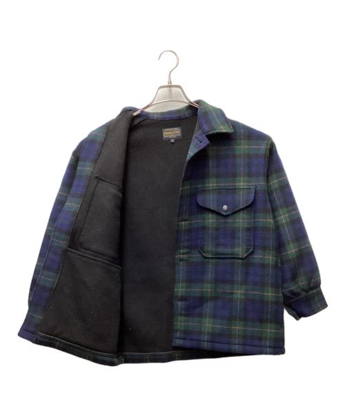 PENDLETON（ペンドルトン）PENDLETON (ペンドルトン) ウールジャケット ブルー×グリーン サイズ:Sの古着・服飾アイテム
