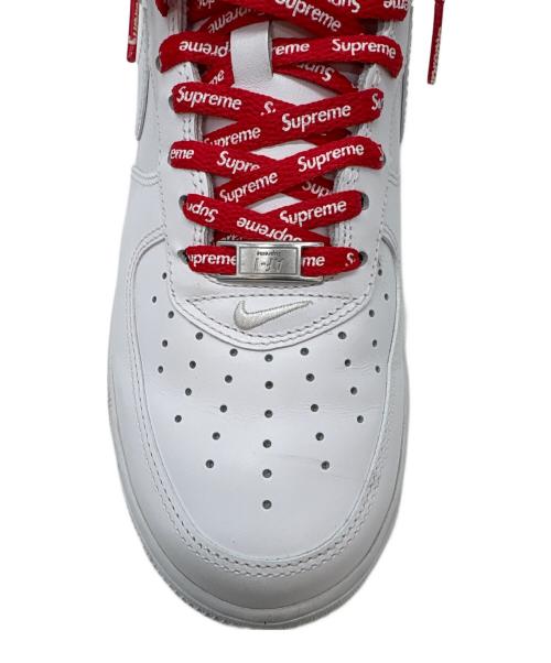 NIKE（ナイキ）NIKE (ナイキ) SUPREME (シュプリーム) ローカットスニーカーAir Force 1 Low ホワイト サイズ:27cmの古着・服飾アイテム