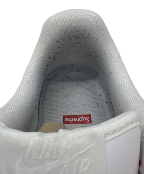 NIKE（ナイキ）NIKE (ナイキ) SUPREME (シュプリーム) ローカットスニーカーAir Force 1 Low ホワイト サイズ:27cmの古着・服飾アイテム