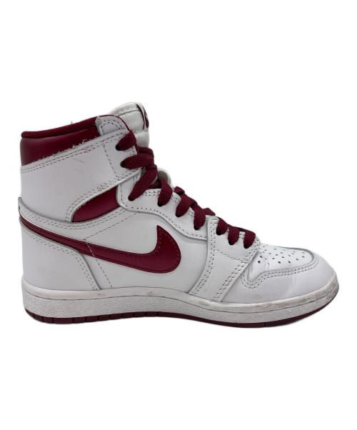 NIKE（ナイキ）NIKE (ナイキ) ハイカットスニーカー/AIR JORDAN 1 HIGH 85 ホワイト×レッド サイズ:22.5の古着・服飾アイテム