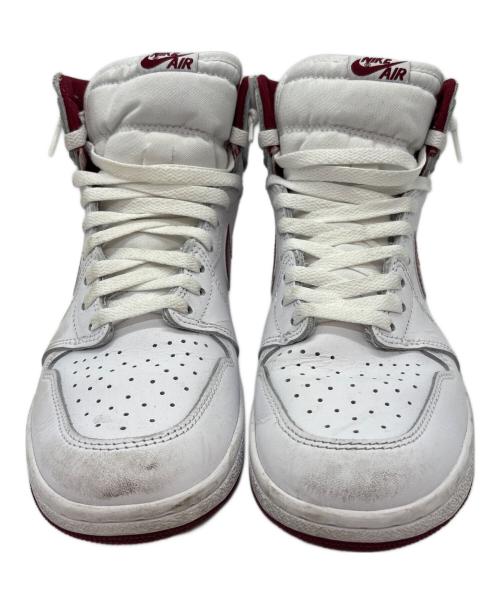 NIKE（ナイキ）NIKE (ナイキ) ハイカットスニーカー/AIR JORDAN 1 HIGH 85 ホワイト×レッド サイズ:27の古着・服飾アイテム