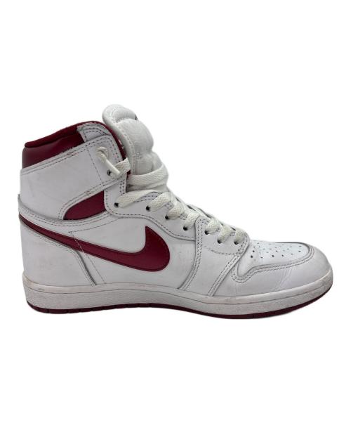 NIKE（ナイキ）NIKE (ナイキ) ハイカットスニーカー/AIR JORDAN 1 HIGH 85 ホワイト×レッド サイズ:27の古着・服飾アイテム