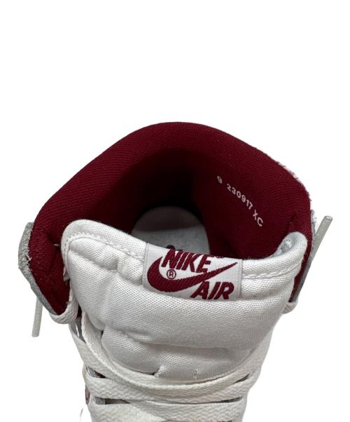 NIKE（ナイキ）NIKE (ナイキ) ハイカットスニーカー/AIR JORDAN 1 HIGH 85 ホワイト×レッド サイズ:27の古着・服飾アイテム