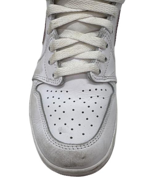 NIKE（ナイキ）NIKE (ナイキ) ハイカットスニーカー/AIR JORDAN 1 HIGH 85 ホワイト×レッド サイズ:27の古着・服飾アイテム